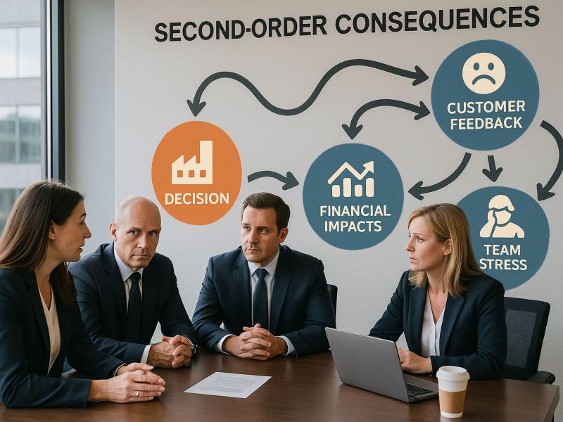 The Blind Spot in Big Decisions: Why Second-Order Consequences Deserve a Front Row Seat